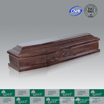 Популярный Европейский стиль дешевые картон похорон гроб и шкатулка